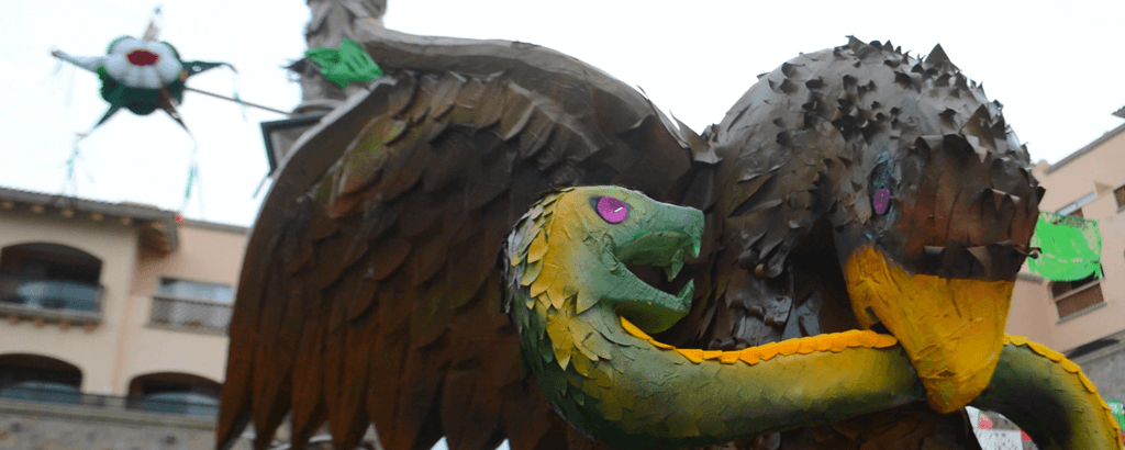 Eagle the patriotic symbol of Mexico in Club Solaris Cabos