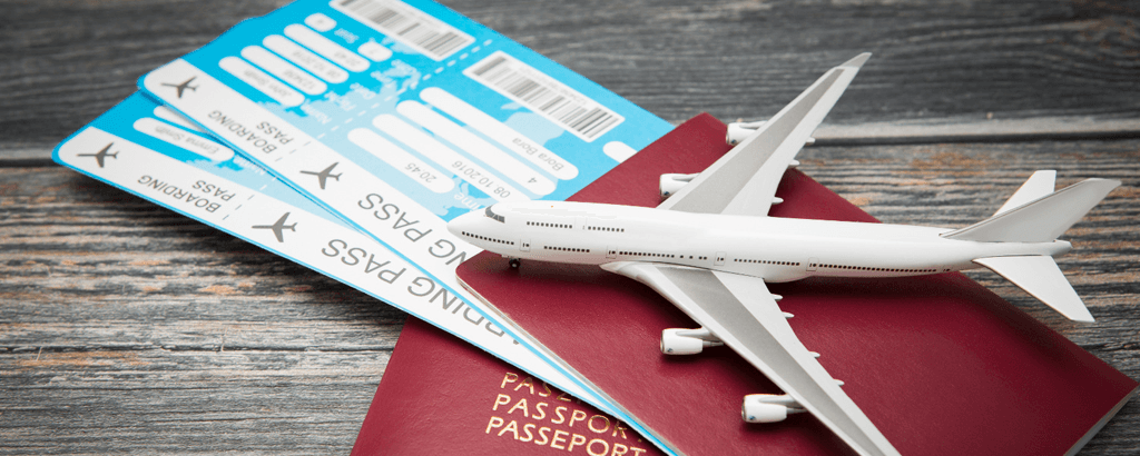 Airplane tickets for traveling on your next vacations