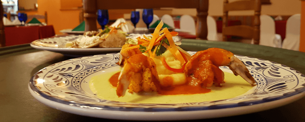 Platillos en el Restaurante Panchos de Club Solaris Cabos