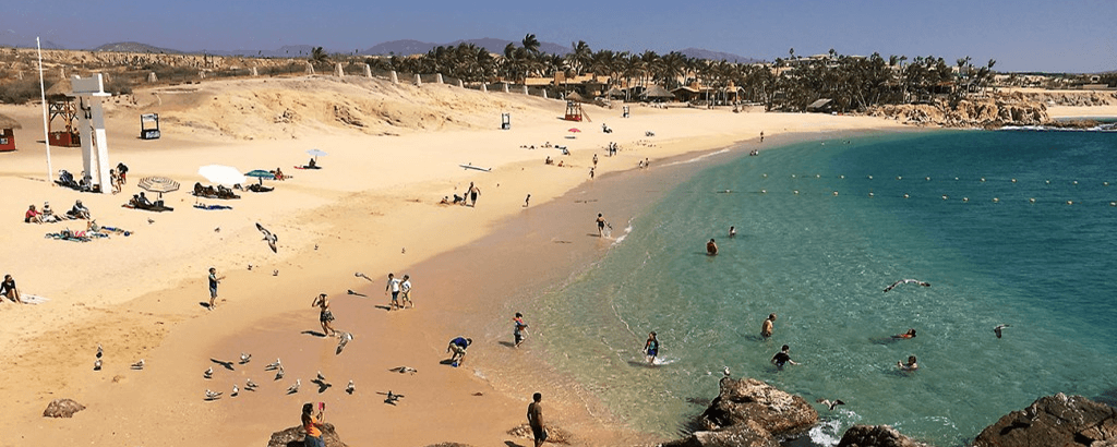 Playa Chileno con certificacion Blu Flag en Los Cabos