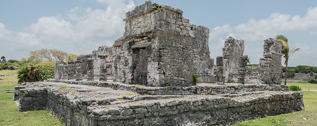 ruinas de Tulum en vacaciones