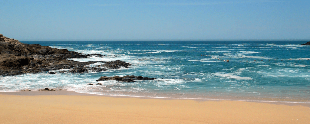 Olas del mar playa santa maria en los cabos